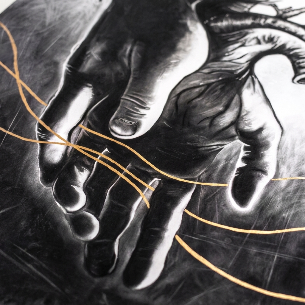 Intertwined, close-detail visualization